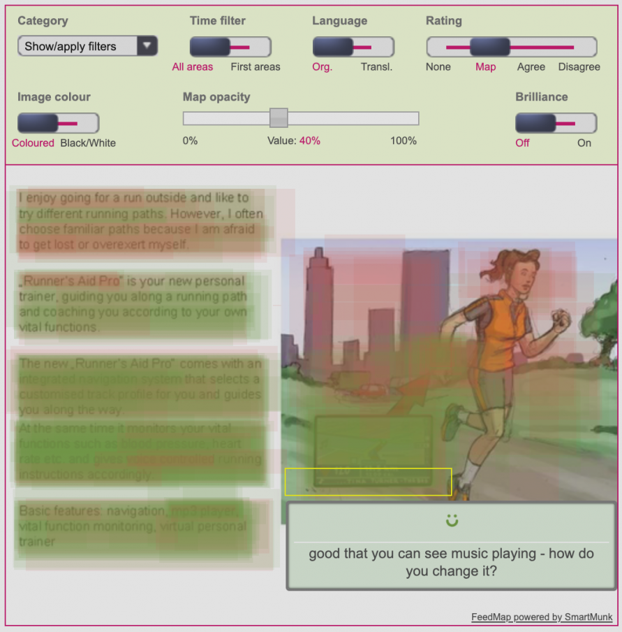 Alternative to A/B testing: design development and feedback.